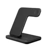 15W 3 في 1 Qi Wireless Charger Stand شواحن لاسلكية لهاتف Huawei وسماعات الرأس Samsung Wirelesswatch مع حزمة البيع بالتجزئة