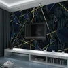 Самоклеющиеся обои 3D Абстрактные геометрические линии Фотообои Гостиная Исследование Современный домашний декор Водонепроницаемый 3D наклейки