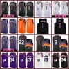 2021 New Devin 1 Booker Basketball Jersey Chris 3 Paul Mens Steve 13 Nash Youth Kids Charles 34 Barkley DeAndre 22 Ayton Black