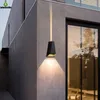 6W LED-wandlamp IP65 Outdoor Waterdichte Tuin Wandlamp Indoor Corridor Slaapkamer Woonkamer Decoratie Licht Aluminium Op en neer Licht