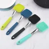 Silicone brosse de nettoyage cuisine décroissante vaisselle brosse poignée lavage Pot brosses cuisines Gadgets peuvent être accrochés CCB14285