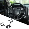 ABS سيارة مقود عجلة تريم لوحة dcoration ل دودج رام 1500 10-17 الملحقات الداخلية ألياف الكربون