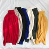 Men's Sweaters Turtleneck Slim Sweater Men Korean Solid 2021 Winter Couple Pullover Christmas Colorful Womens Clothing