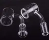 Quartz Banger Nails Flat Top Quartz Nail 4mm Bottom Domeless 10mm 14mm for Glass Bong Dab Rig