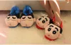 Cute cartoon super cute crayon new home floor slippers for men and women couples warm cotton drag bag root big head silent floor slippers