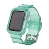 New Arrival Fluorescent Color TPU watch Band strap plus protective watch case 38 40 42 44 mm for iWatch 1 2 3 4 5 cover