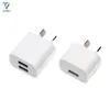 iPhone Para Power Adapter 100pcs / lot de interface Dual USB 5V 2A Austrália Nova Zelândia AU plug carregador de parede para Samsung Smart telefone