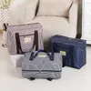 Fashion Oxford Cloth Waterproof Foldable Storage Bag Shoulder Large Capacity Multi function Lagage Travel Bag Luggage