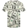 Kyku dólar t camisa masculina dinheiro tshirts gótico 3d camiseta engraçado camisetas hip hop tshirt legal roupas masculinas 2018 novo verão top285q