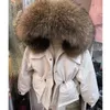 2020 새로운 겨울 코트 여성 90 % 화이트 오리 다운 재킷 진짜 너구리 모피 칼라 복어 재킷 여성 한국어 따뜻한 파카 1888 YY16401