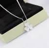 V goud materiaal geen vervaging geen kleurverandering bloem met diamant vrouwen punk ketting bruiloft sieraden cadeau PS3440264p