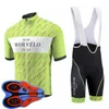 Men de vélo de cyclisme 2020 Morvelo Team Short Sleeve Bicycle Tops Bib Set Summer Rapide Dry Bike uniforme Sports de sport extérieur Y099200332