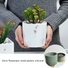 Flower Pot Silicone Concrete Molds Cement Mods DIY Craft Plaster Clay Mould Succulent Planter Mold Candlestick Form Making Tools C9085340