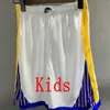 Najwyższej jakości niestandardowe wydrukowane dzieci Koszykówka Kieszonki Szorty Młodzież Spodenki Sportowe College Kieszonkowe Pants White Black Yellow Blue Blue Sports S-XL