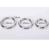 Nxy Cockrings 3 Size Stainless Steel Penis Ring Delay Ejaculation Time Cock Sex Toys for Men Cockring 1206