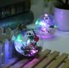 L'ultimo pallone di Natale colorato a LED Nuovo prodotto creativo Creative Snowflake Transparent Christmas Christmas Celebration Decoration