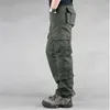 Мода военный стиль мужские грузовые брюки повседневные мульти карманы тактические военные брюки весенние хлопковые армейские брюки мужские 8 карманов 201110