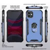 kickstand Anel Titular híbrido PC Phone Case TPU à prova de choque para iPhone XS 12 Mini 11 Pro Max XR X Samsung Nota 20 Ultra