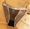 Women039S Briefs Metties Sexy Sheer Thong Elastyczne bieliznę Modna Moda Low talii majty Plus Size M L XL Grey Black Green1276306