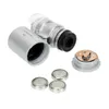 2021 Pocket Size 45x 45 x Mini Sieraden Loupe Magnifier Jewel Microscoop Endoscope 2 LED Light + Black Lederen Case 100pcs / lot Groothandel