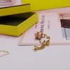 Mode hanger kettingen ketting brief ontwerp voor man vrouw sieraden hoogwaardige 9 kleuren doos hebben extra kosten nodig