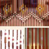 Handmade Wooden Blinds 90x220cm 31 Line Wooden Bead Curtains Fly Screen Gate Divider Sheer Curtains Hallway Living Door Y2004215865567