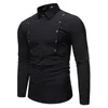 Ny stil Bomull Vit Män Bröllop / Prom / Middag Groom Skjortor Wear BrideGroom Man Shirt Classic Men Dress Shirts