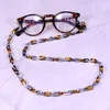 72cm 아크릴 선글라스 체인 여성 안티 슬립 레오파드 안경 안경 안경 코드 홀더 넥 스트랩 끈