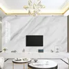 Пользовательские обои Mural Современные 3D Джаз Белый Серый мрамор Обоев Гостиная Телевизор Диван Art Home Decor Papel De Parede 3D Фреско