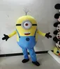 Kleine gele man cartoon pop kostuum despicable me propaganda wandelen cos performance evenement rekwisieten mascotte kostuum196q