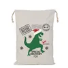 Sacos de presente de natal Cotton Canvas Bag Papai Noel Sacks Monograma Santa Sack Bag de Casa de Drago de Papai Noel Claus Deer Mar 4859026