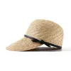 NOVO MOSTRA Brand Show Natural Straw Baseball Caps para mulheres de alta qualidade Ladies Primavera Viseira Sun Sun Hats Wholesale Y200714