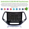 10,1 pouces Android écran tactile voiture vidéo GPS Navi stéréo pour 2016-Jeep Cherokee avec WIFI Bluetooth musique USB support DAB SWC DVR