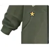 Autunno Moda donna Plus size 5XL cotone Bomber militare Cappotto lungo donna Army Green Slim Casual donna cappotti basic 201028