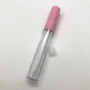 2.5ml Frostat Clear Empty Lip Gloss Containers Tube Lid Balm Lid Borste Tips Applicator Wand Gummi Stoppare 6 Färger GGB2423