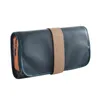 Sac de rangement cosmétique portable simple pour hommes et femmes voyage sac de lavage en cuir de voyage portable étanche de grande capacité CX220209