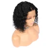 Short Curly Bob Lace Front Wigs Human Hair Wigs With Baby Hair Brazilian Remy Hair Pre-Plucked Hairline Deep Curly Wig