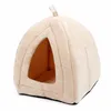 Prix de gros Cat House et Pet Beds 5 Couleurs Beige Rouge Violet Kaki Noir avec Paw Stripe White Stripe Y200330