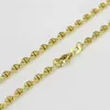 Luxe- Fine Au750 véritable chaîne en or jaune 18 carats femmes hommes collier à maillons 24 pouces 260y