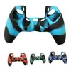 Gamepad Camouflage Silikonväska Gel Gummi Skydd för PlayStation 5 PS5 Controller Camo Protective Guard Joystick Case Fast Ship