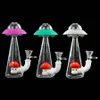 Shisha UFO Form Wasserleitungen Shisha Bongs Öl DAB Rig Silikon Raucherzubehör kostenlos mit 14mm Schüssel