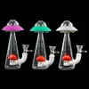 Hookahs UFO Shape Water Tubs Bongoh Bongs Oil Dab Rig Silicone Acessórios grátis com a melhor qualidade da tigela de 14 mm