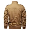 Chaqueta casual hombres primavera otoño ejército chaquetas militares para hombre abrigos masculino ropa exterior rompevientos slim fit stand collar masculino abrigo 201128