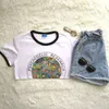Hillbilly T-shirt met korte mouwen Onderzoek Vrijwilliger Gedrukt Vintage Shirt Harajuku Zomer Top shirt
