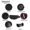 TINYAT Mens Belt Casual Functional Money Phone Waist Male Banana kid Pack Womens Canvas bag fanny Pouch 201119