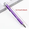 Metal Press Ballpoint Pen Fashion Date 1.0mm pinppoint Pen School Office Office School Security Supplies Advertising Hight WvT1774