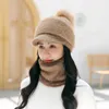 Nuovo Fashion Winter Hat Scarf Set Women Lady Hat Cappello Scarpe Set di sciarpa a vento per donna 2 pezzi/set