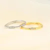 Bague midi mince pour les femmes mini-zircone cubique superfine anneau doigt rose or argent couleur bijoux kbr0296579439