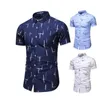 Fashion 3 Style Design Casual Shirt Short Sleeve Men s Print Beach Blouse Summer Clothing Plus Asian Size M XXXL 4XL 5XL LJ200827