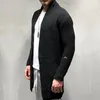 Blusas Masculinas Moda Masculina Suéter Plus Size Sólido Elegante Inverno Harajuku Cardigan Casual Decote em V Lã Padrão Solto E Confortável